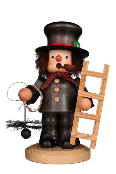 Smoking man chimney sweep, 19 cm by Christian Ulbricht